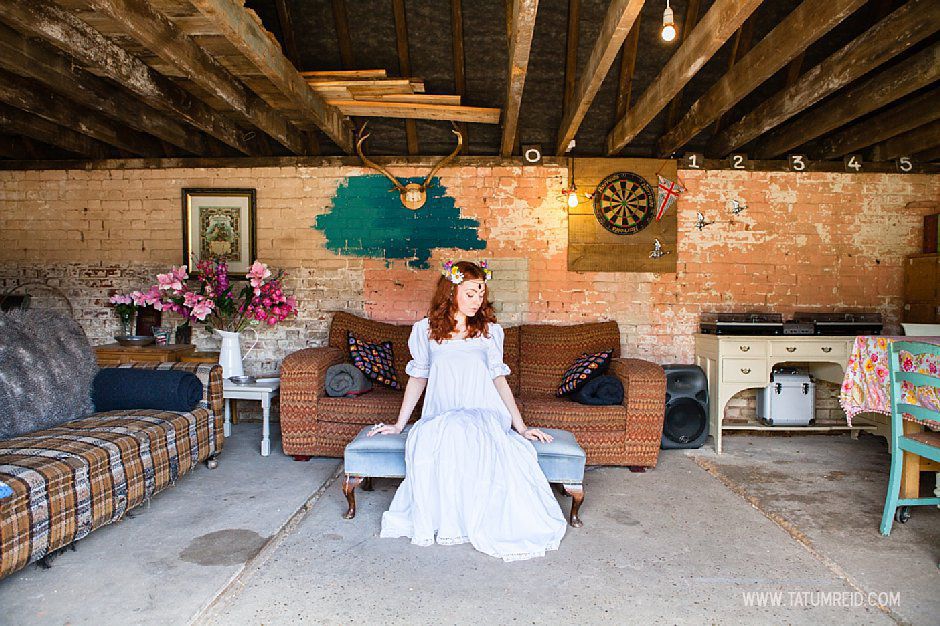 Bohemian bride, boho bride, floral headwear for brides, outdoor wedding, Norfolk, Norwich, Tatum Reid (26)