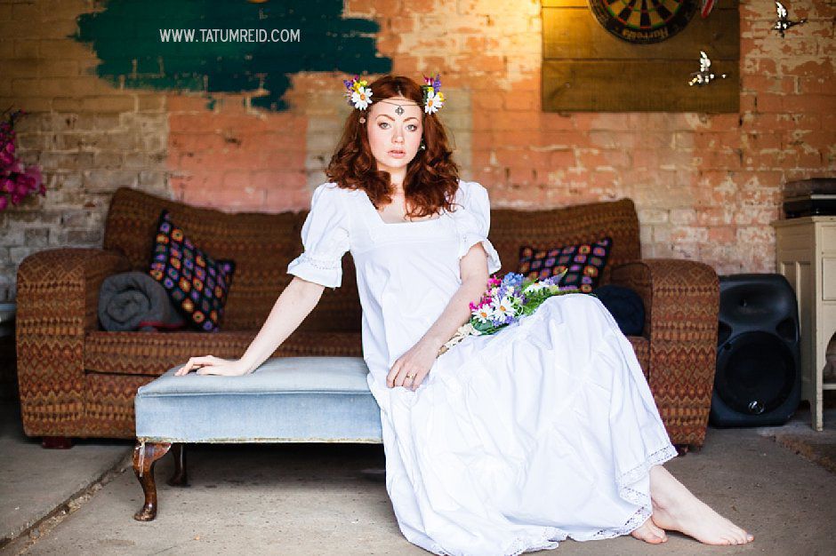 Bohemian bride, boho bride, floral headwear for brides, outdoor wedding, Norfolk, Norwich, Tatum Reid (24)