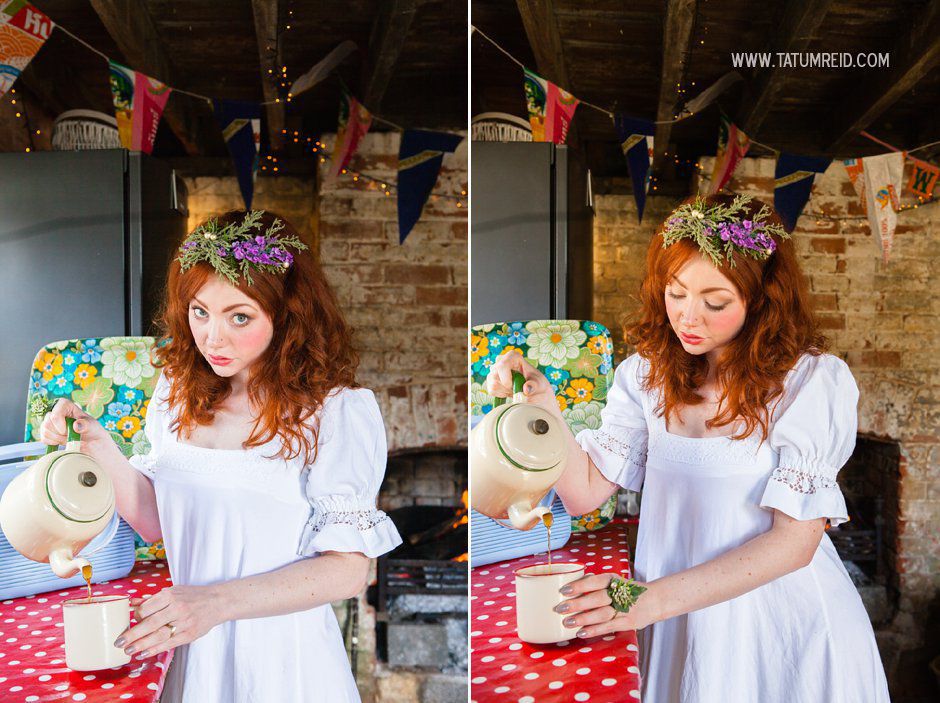 Bohemian bride, boho bride, floral headwear for brides, outdoor wedding, Norfolk, Norwich, Tatum Reid (20)