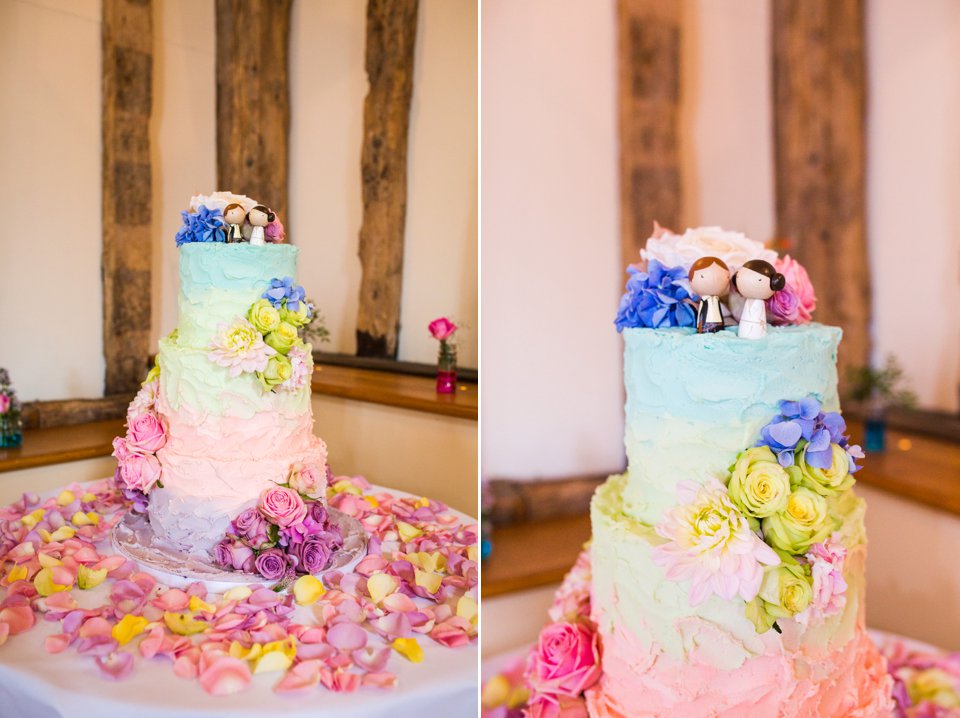 Garden Barn Suffolk wedding photography_tatum reid_blush pink bride_pastel dresses, multicolour, diy wedding decor_succulents_paper flowers_garden games_newmarket (35)