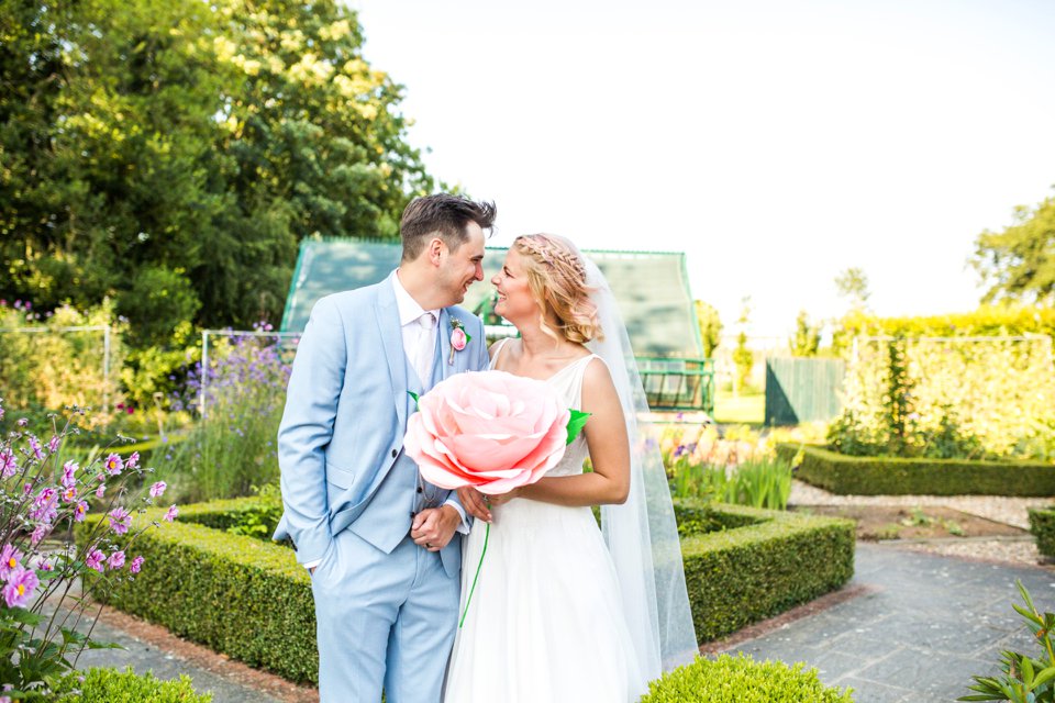 Garden Barn Suffolk wedding photography_tatum reid_blush pink bride_pastel dresses, multicolour, diy wedding decor_succulents_paper flowers_garden games_newmarket (23)