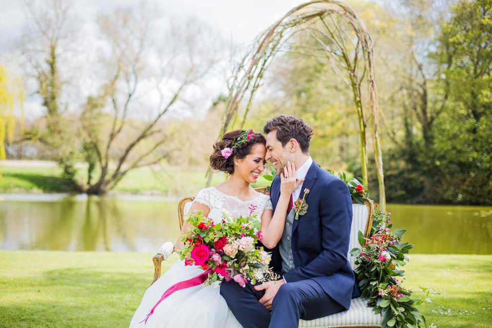 Narborough Hall gardens_ Norfolk wedding venue_rustic_boho_burgundy_loose flowers_floral crown_calligraphy_tatum reid photography (103)