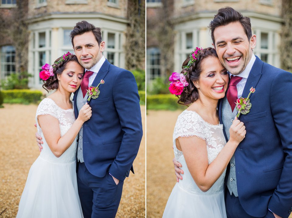 Narborough Hall gardens_ Norfolk wedding venue_rustic_boho_burgundy_loose flowers_floral crown_calligraphy_tatum reid photography (91)