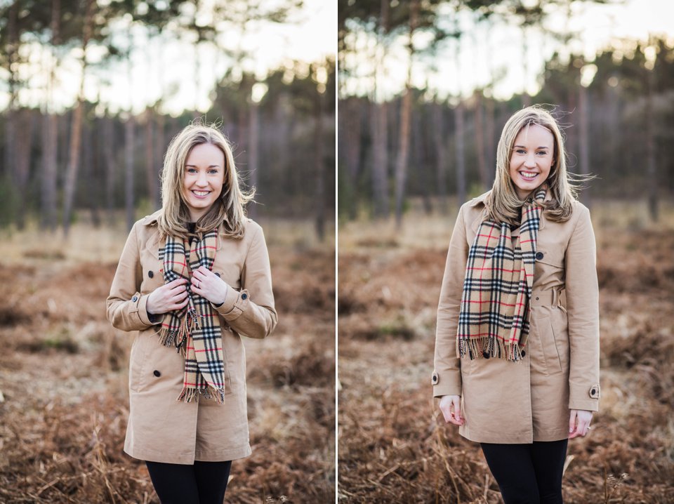 Norwich norfolk woodland engagement winter prewedding shoot with earth tones_beige mac and scarves_©tatum reid (4)