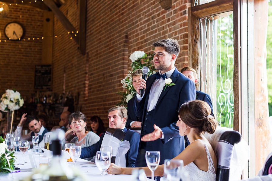 Southwood Hall wedding groom speech